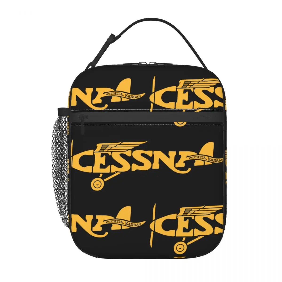 

Insulated Lunch Bag Cessna Logo Lunch Box Tote Food Handbag