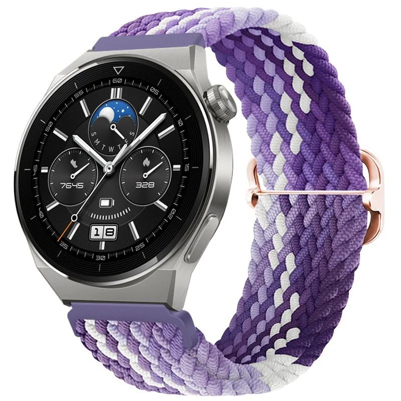 Braided Nylon Loop Smartwatch Strap - Universal Fit, 20/22mm