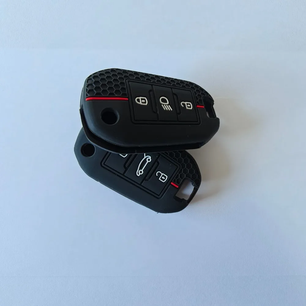 Key Case Cover Silicone Key Cover Car Key Case For Citroen C5 C3 C4 C8 Berlingo For Peugeot Partner Rifter 208 308 508 407 2008 3008 Expert