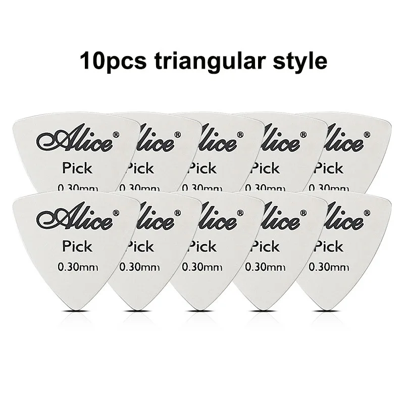 5Pcs/10Pcs Alice Metall Gitarre Picks Langlebig Professionelle Bass Ukulele Gitarre Picks Elektrische Guitarra Accesorios – Detail 4