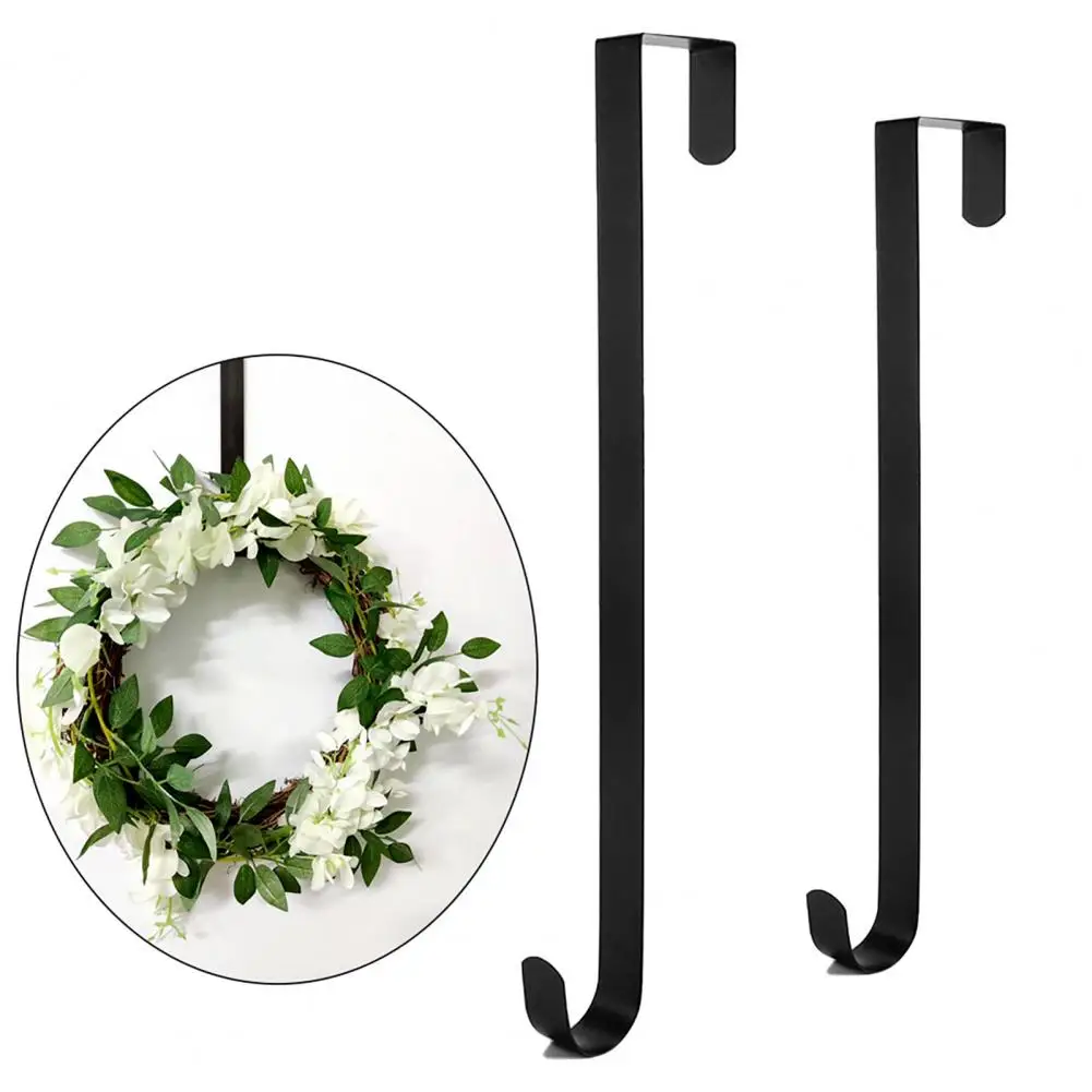 Garland Door Hanger Wreath Hook Front Door Wreath Hanger Strong Load-bearing Holder for Christmas Halloween Wreaths