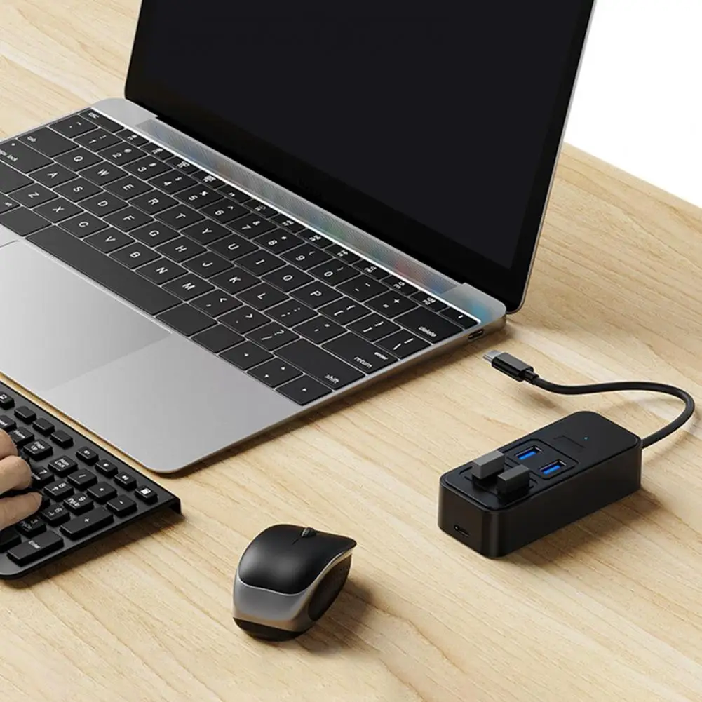 

Radiator Usb Hub Efficient Type-c Hub 4-in-1 Multifunctional Docking Station for High Speed Data Transfer Multi Splitter Adapter