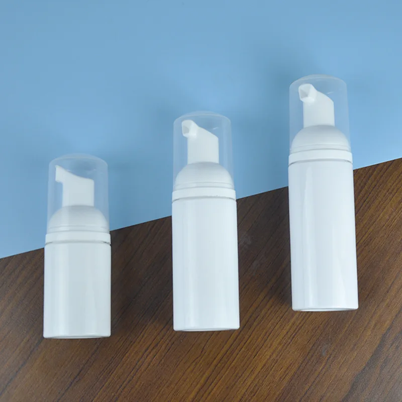 

30ml 50ml 60ml white /transparent PET airless vacuum pump lotion bottle