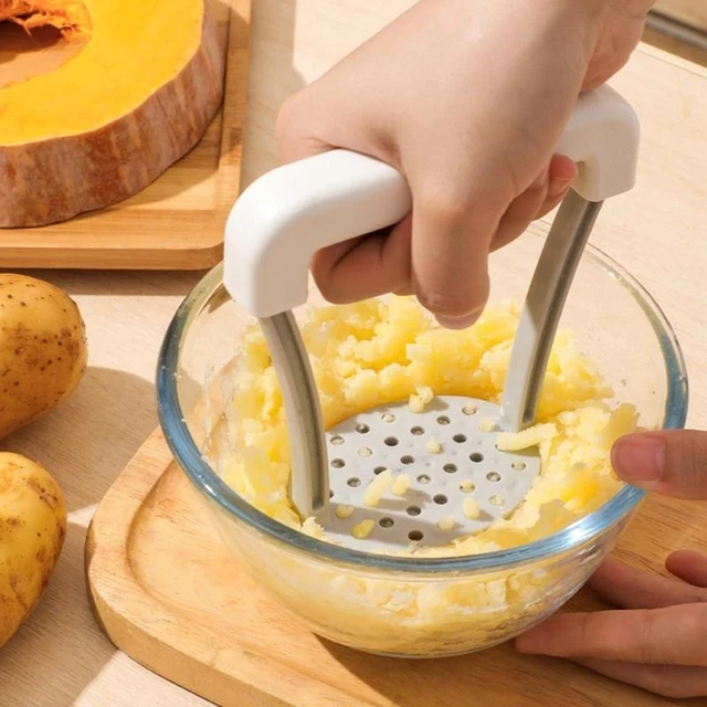 Manual Potato Masher Baby Supplement Mashers Wavy Potato Press