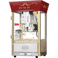 Matinee Popcorn Machine - 8oz Popper with Stainless-Steel Kettle, Reject Kernel Tray, Warming Light, and Accessories by Great 1