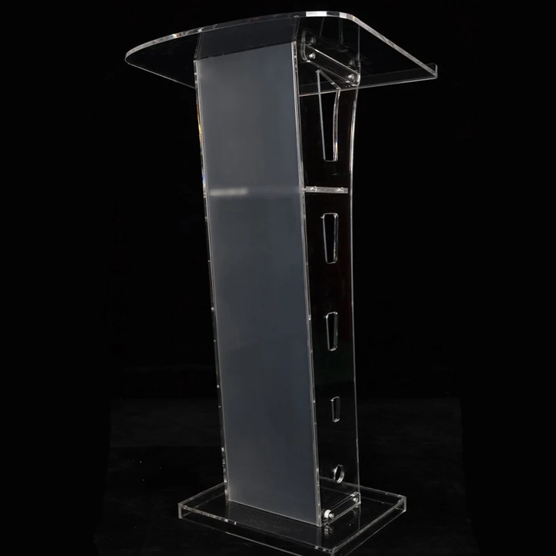 Acrylic Podium Plexiglass Pulpit School Church Lectern Modern Clear