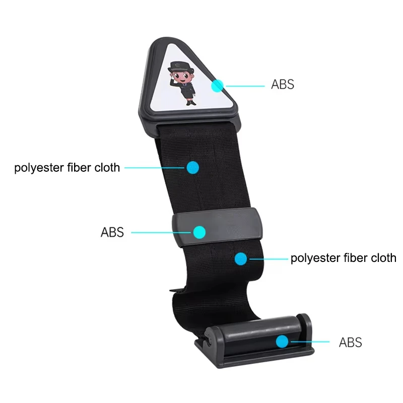 Car Child Seat Belt Retainer Adjustment and Fixation Anti-stroke Belt Children Shoulder Guard Buckle Seatbelt Adjuster for Kids