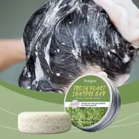 Rosemary Hair Loss Shampoo Soap Deep Cleansing For Hair & Scalp Massage,Strengthen Hair Roots Dry Damaged Hair Treatment Soap 2