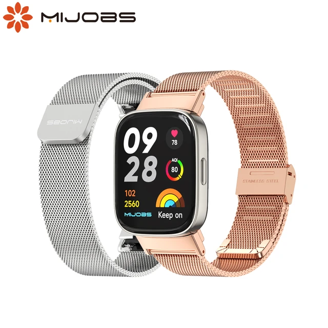 Stainless Steel Band For Redmi Watch 3 Active Strap Smart Watch Metal  Bracelet Belt For Xiaomi