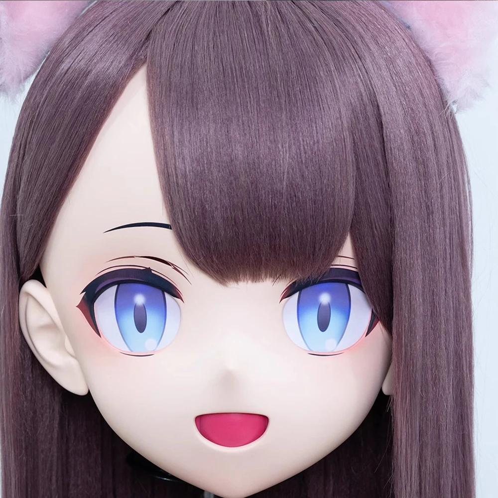 Tomorrow's Ark PEPE Customize Full Crossdress Doll Female/Girl Cartoon Character Kig Cosplay Kigurumi Mask