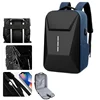Hardshell Large Capacity Men’s Backpack Casual Lightweight Password Lock Waterproof Travel Bag 15.6-inch Anti-theft Laptop Bag 2