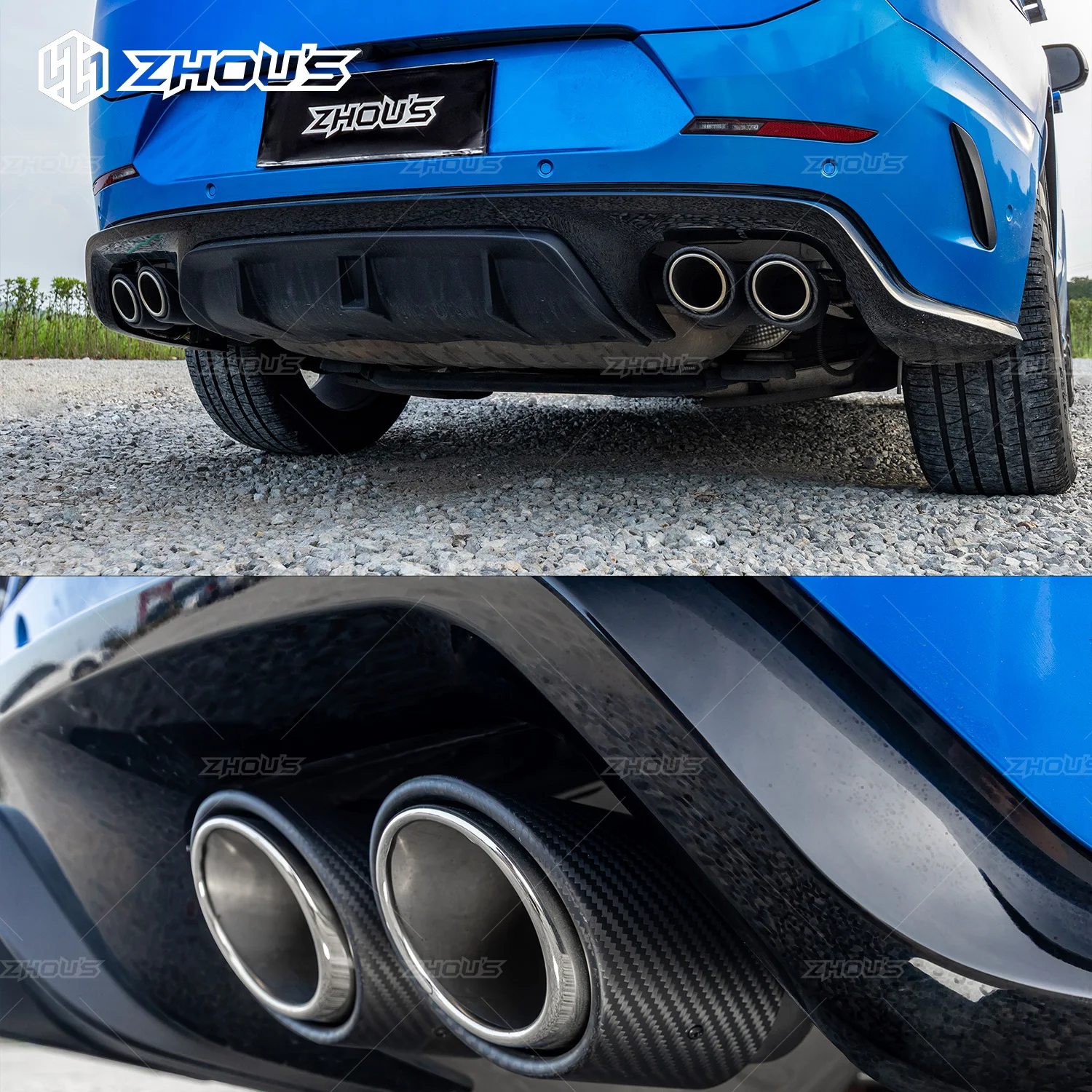 Zhous Design Latest Custom Auto Parts for Land Rover Sport L461 Side Skirt Rear Bumper SV Style Body Kit