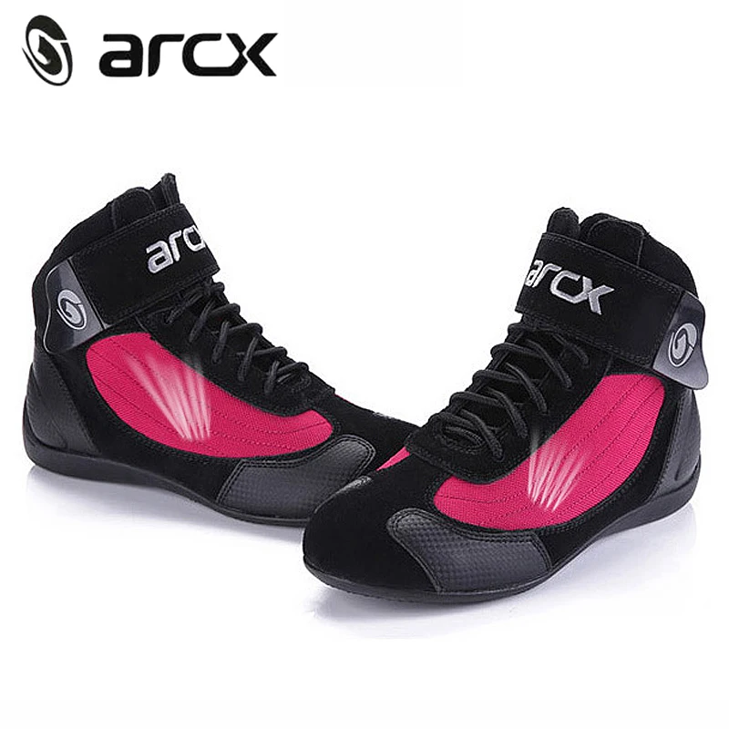 Men's Women Motorcycle Boots Fit Four Season Flat Cycling Shoes Casual Sports Footwear Hiking Moto Sneakers Shoes