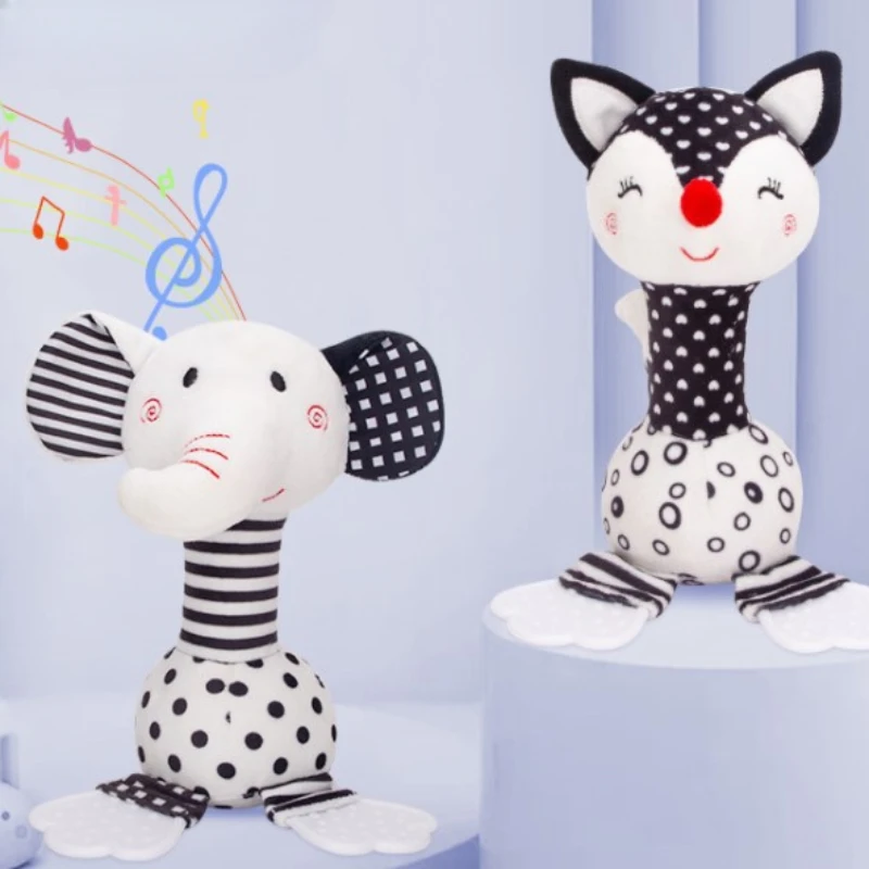 

Мягкие игрушки для малышей 0, 6, 12, 18, 24 месяцев, 1 год, детские погремушки для мальчиков и девочек, плюшевые куклы, детские колокольчики