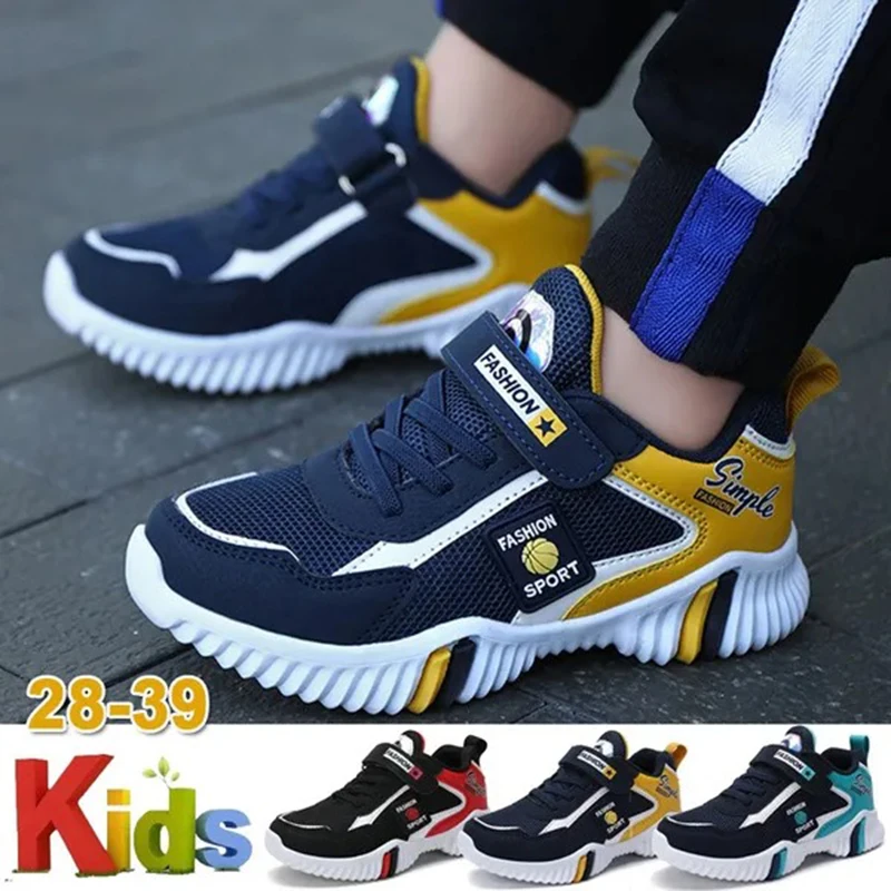 

Kids Comfortable Casual Shoes High Quality Running Shoes Boys Sneakers Lightweight Sports Shoes Boy Walking Shoes Size 28-39