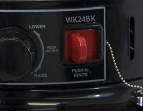 WK24BK 23,800 BTU Indoor Kerosene Convection Heater, Black 2