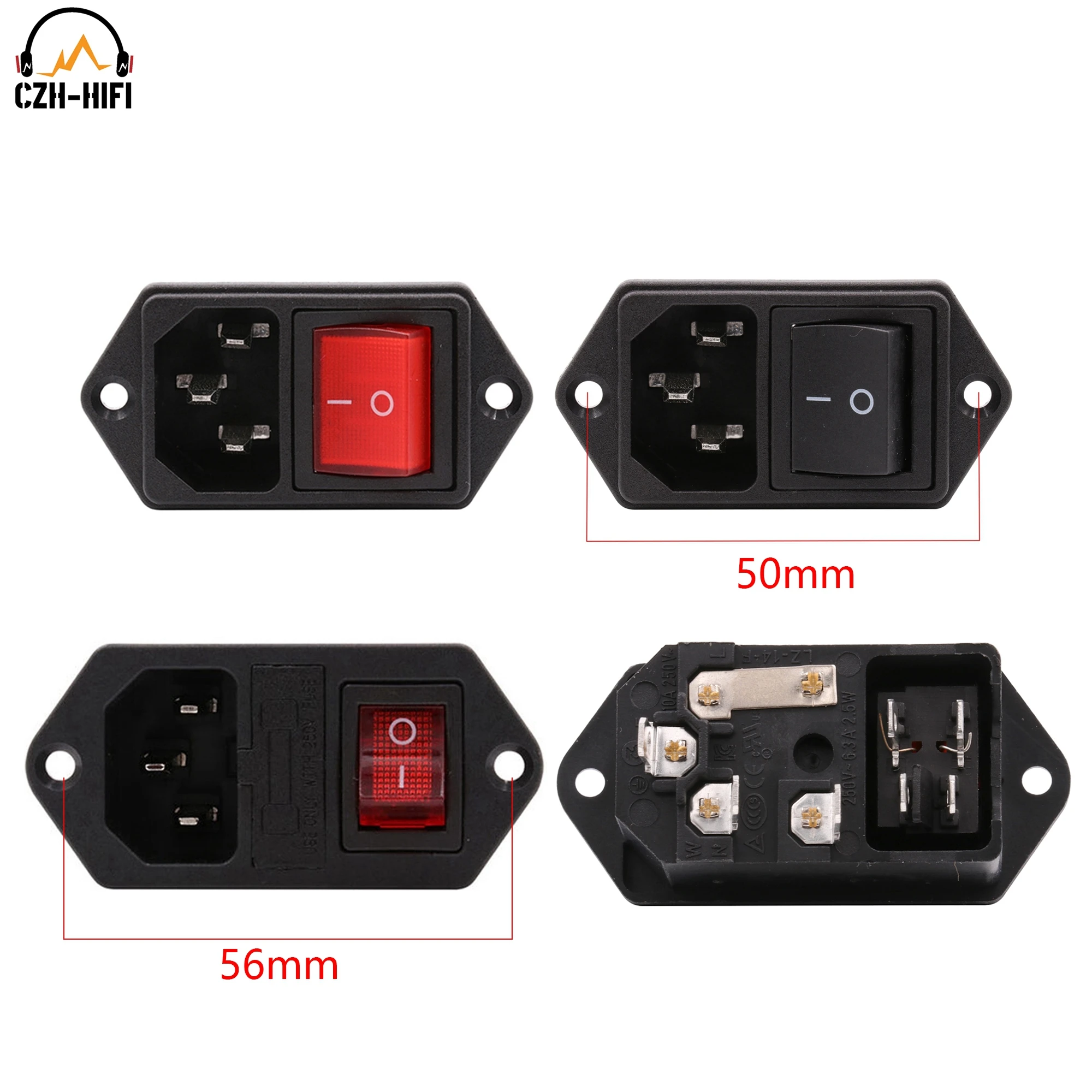 1pcIEC320C14ACMalePowerCordInletPowerReceptacleConnectorWithRedLightON-OFFRockerSwitchCCC,CE,TUVPCDACCDTV-AliExpress44