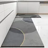 Kitchen Mat Pvc Leather Foot Mats Waterproof Floor Carpet Home Decoration Luxury Long Rug Non-slip Washable Alfombra De Cocina 3