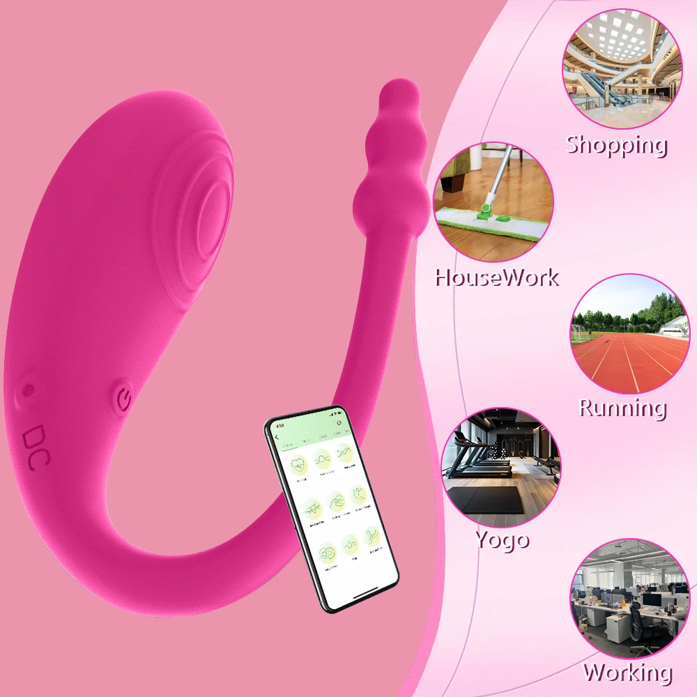 Vagina Bluetooth APP Vibrators Clitoris Stimulation Vibrating Egg G Spot Anal Massager Sex Toys for Women Panties Wearable Balls