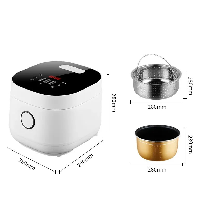 YYHC-Low 12v Mini large Rice Cooker 5l Silver 24v multi-function DC rice cooker 30kg rice cooker 5l