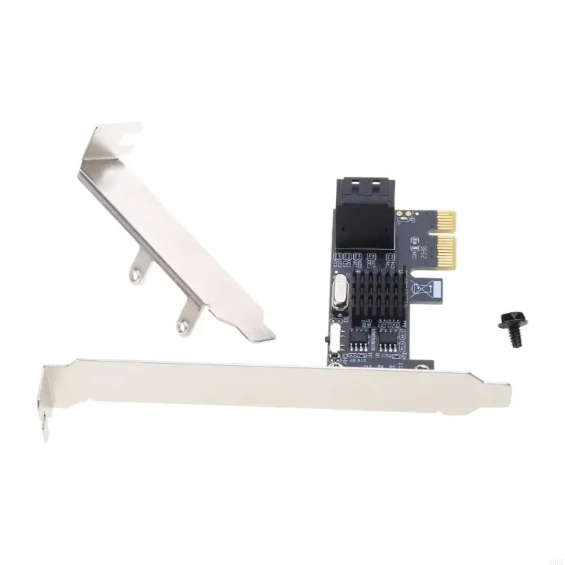 B0KF Desktop Pci-e to Sata3.0 Expansion Card 6G Adapter Card Hard Converter