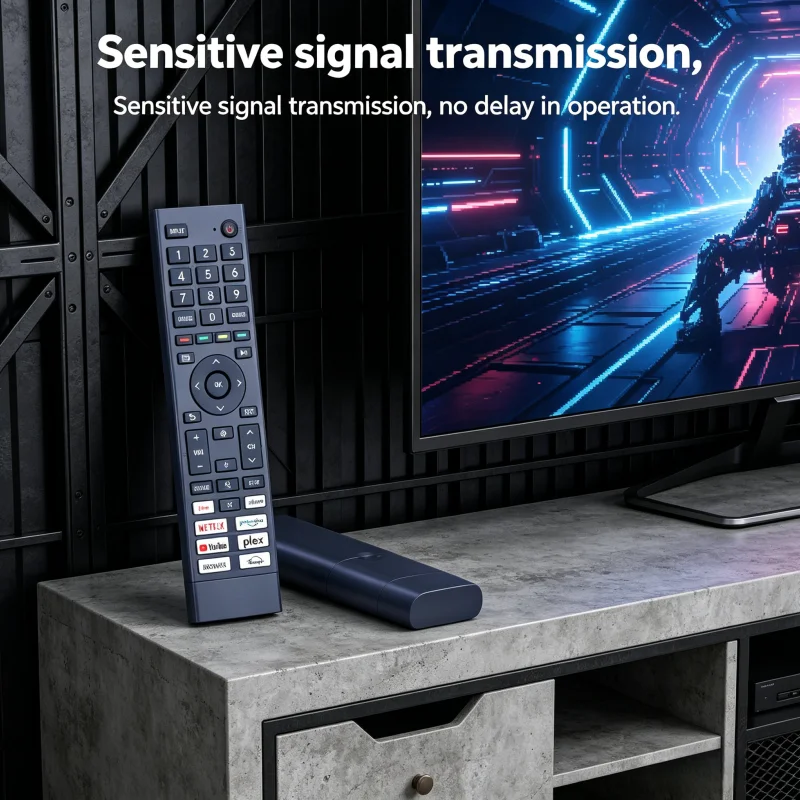 Hisense TV용 새 ERF3ZE80 IR 리모컨 교체품, ERF3ZA80 ERF3ZC80 ERF3ZB80과 호환, 음성 기능 없음