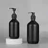 1/3/5Pcs Matte Black 300/500ml Soap Bottle Liquid Soap Dispenser Refillable Empty Shampoo Conditioner Container Bathroom Supplie 1