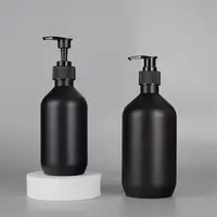1/3/5Pcs Matte Black 300/500ml Soap Bottle Liquid Soap Dispenser Refillable Empty Shampoo Conditioner Container Bathroom Supplie 1