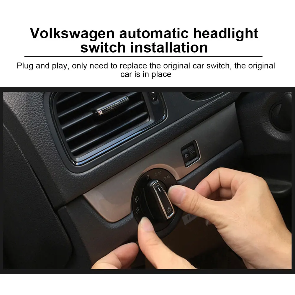 Auto Beleuchtung Zubehör Automatische Scheinwerfer Schalter 10 PIN 13 PIN  Nebel Lampe für Volkswagen Golf MK4 Jetta Passat B5 Bora polo - AliExpress