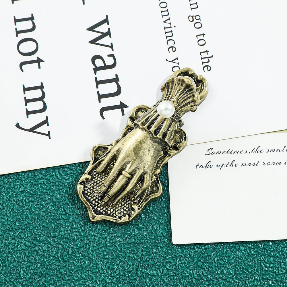 Bookmarks stationery supplies A vintage heavy-duty pearl hand bookmark book holder perfect reading gift for lovers friends and girlfriends