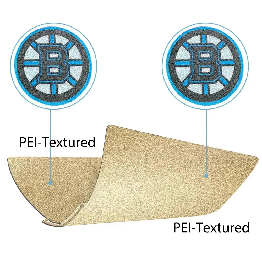 Enhanced Textured PEI Build Plate with Spring Steel