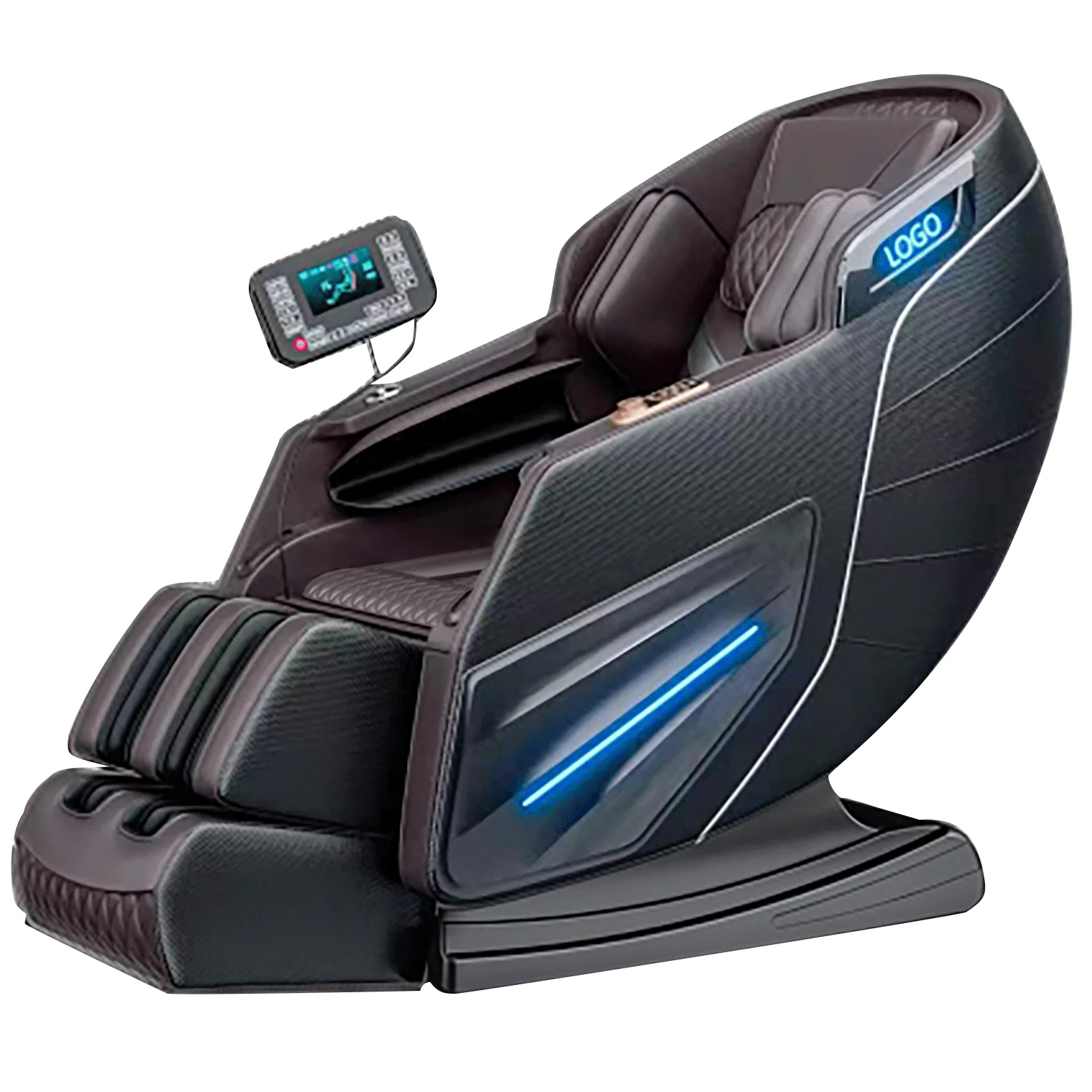 Real Relax Massage Chair Full Body Zero Gravity SL-Track Shiatsu Massage Recliner Chair Heat Body Scan 6