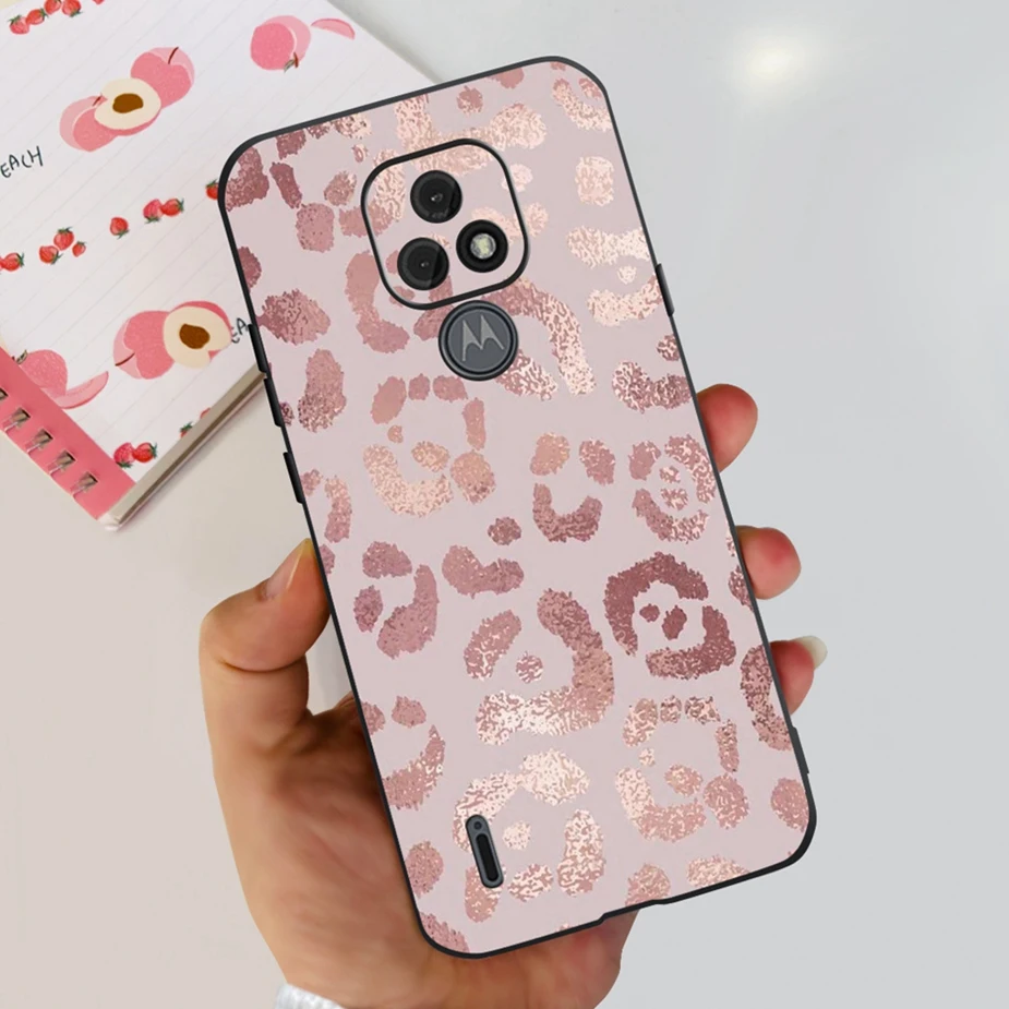Stylish Painted Soft Silicone Phone Case for Motorola Moto E7 Series