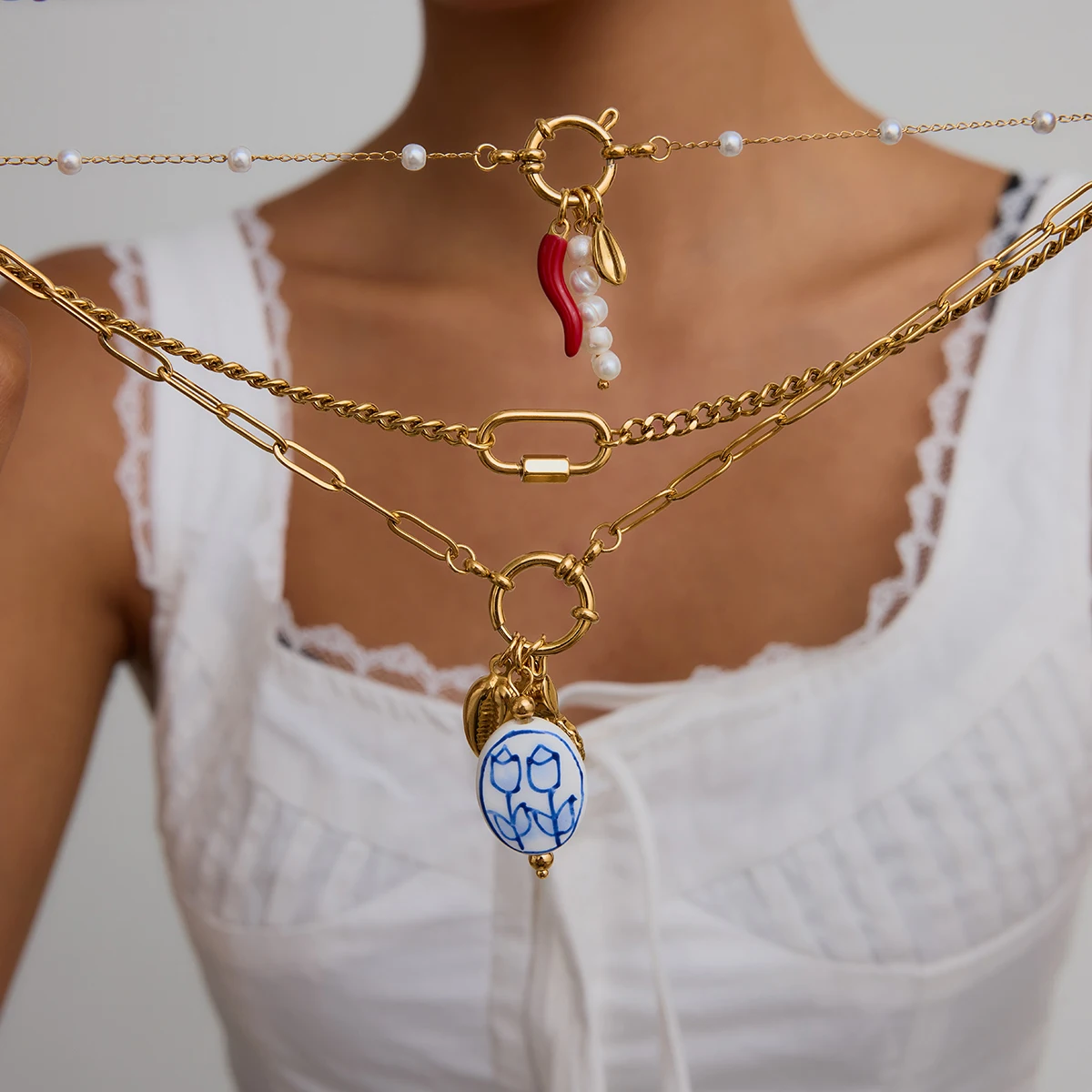 Pendentif multi-charme détachable 2