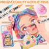 liquid Acrylic marker, suitable for all kinds of surface graffiti, durable, necessary for spring back to school, birthday gift 5