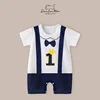 0-2 Years Baby Boys Summer Thin Cartoon Rompers Baby Girls Short Sleeve Bodysuit Newborn Infants Jumpsuit New Costume 3