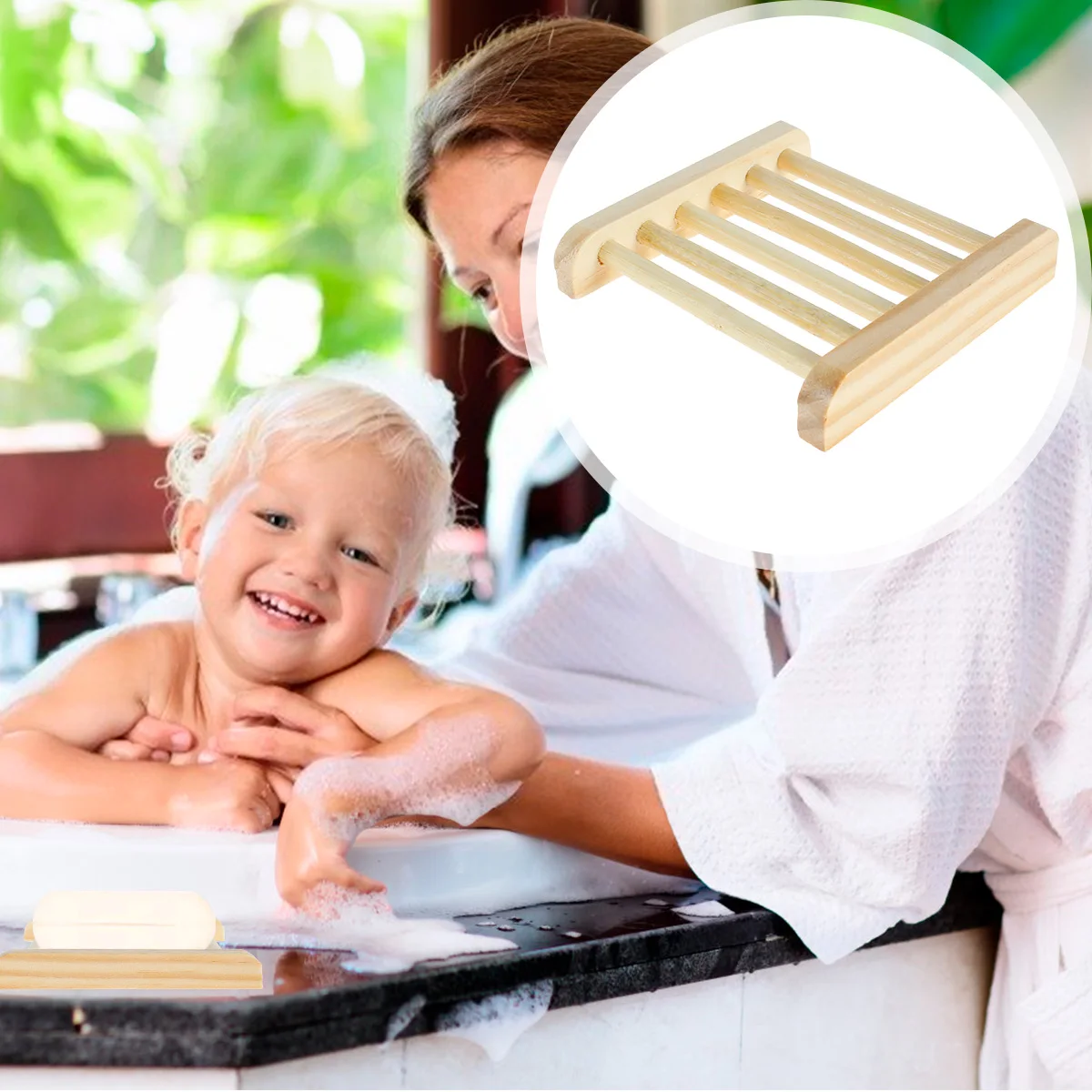 Soap Holder 10/20/30 Piece Home Wood Bathroom Self-Draining Hand Craft Tray soap holder shower soap tray soap dish rack