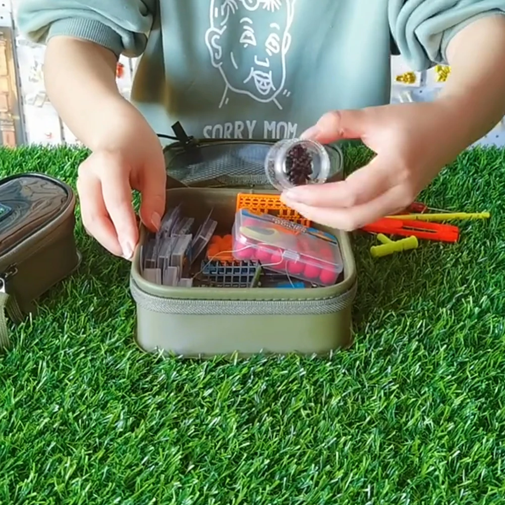Description Picture 4 of itemEVA Mini Fishing Tackle Box Waterproof Fishing Lightweight Storage Bag Fishing Lure Bait Organizer for Outdoor Carp Fishing