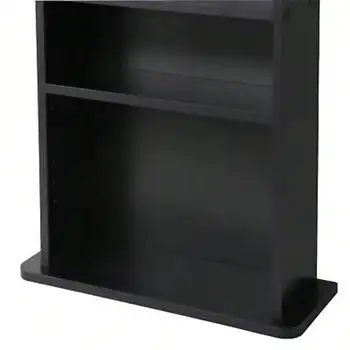 Media Storage Cabinet Game DVD Movie Tower Stable Organizer Stand Shelves 6