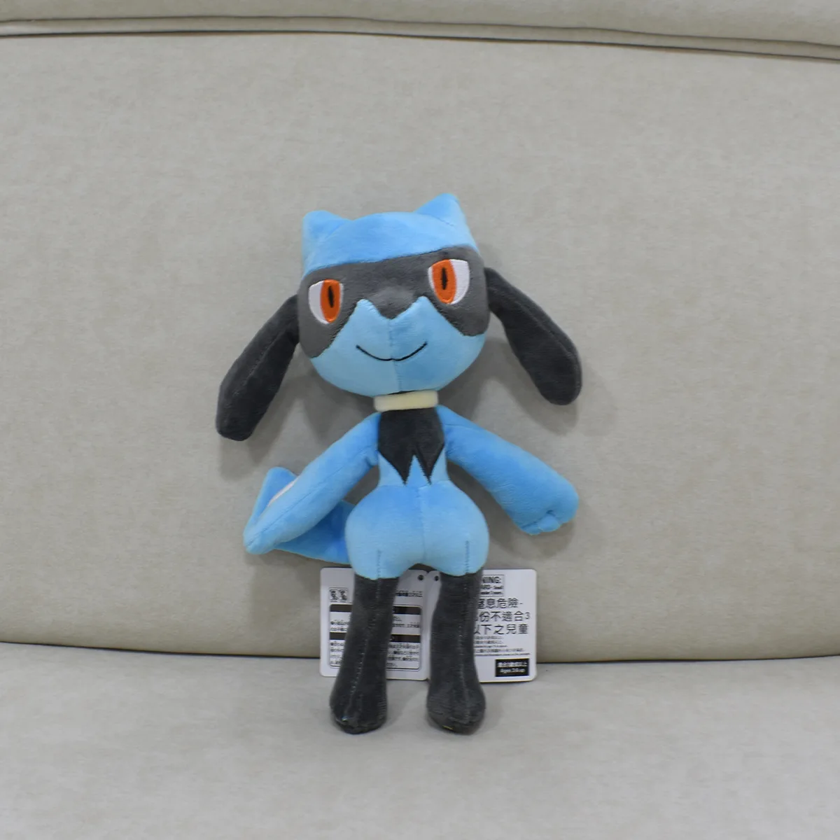 Anime Peluche Shiny Lucario Mega Lucario Cute Soft Animals Doll Kids Hobby Collection Decor Bambini Regali Di Compleanno Giocattoli Pokemon