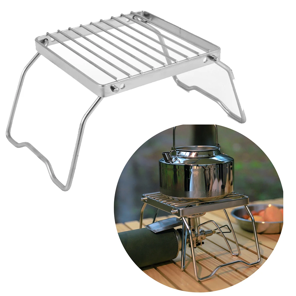 Barbecue Grill Barbecue Training Tool BBQ Folding Grill Gas Outdoor Home Duty Portable Mini Campfire For Camping Picnic Grate Stainless Steel