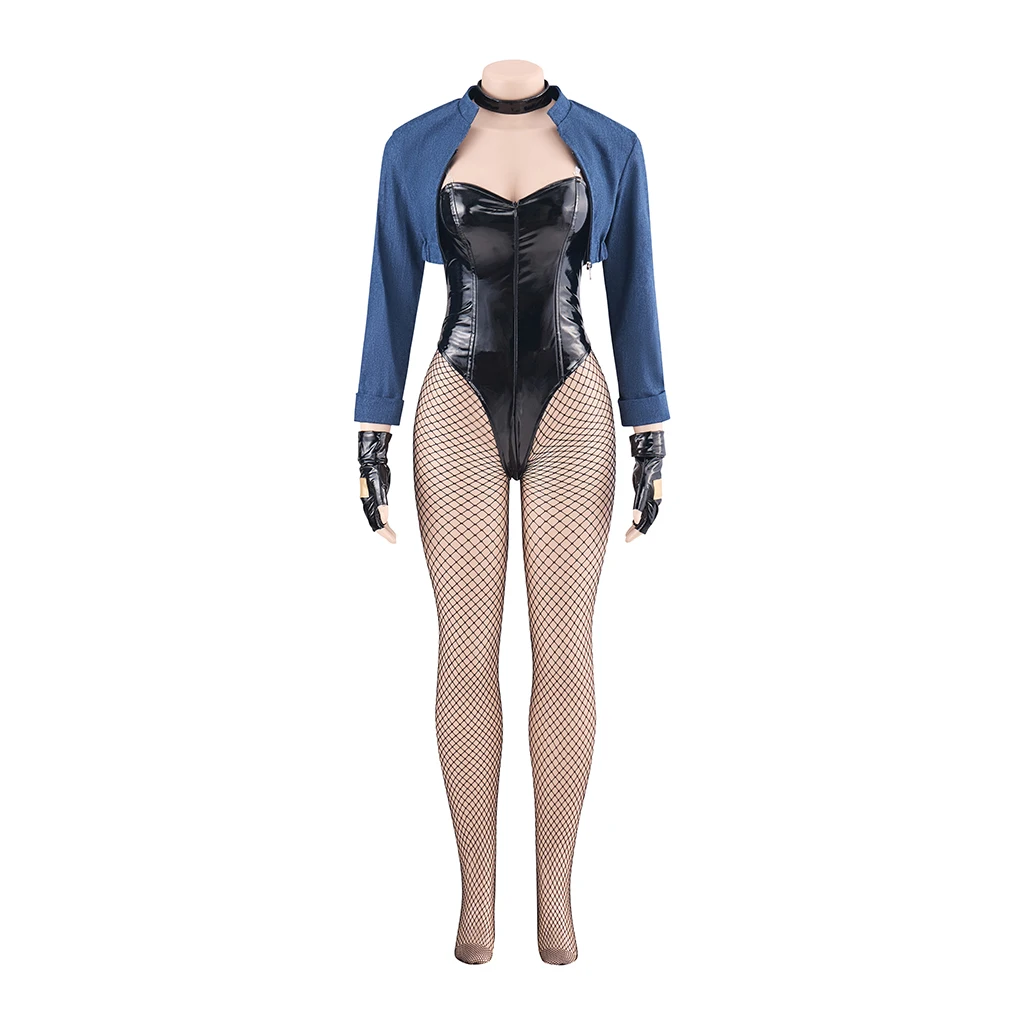 DC Comics: The Flash Black Canary (Dinah Drake) | Blue Black Cosplay Costume for Women (Unofficial) 27 DC Comics Black Canary Cosplay Costume for Women (Unofficial)