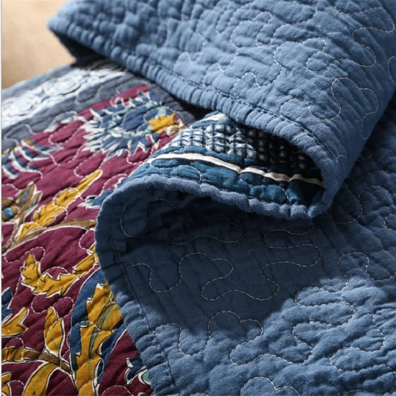 Ycosy Set di biancheria da letto con trapunte, motivo scozzese, reversibile, morbido, leggero, per tutte le stagioni, 1 trapunta e 2 federe per cuscini, colore: beige