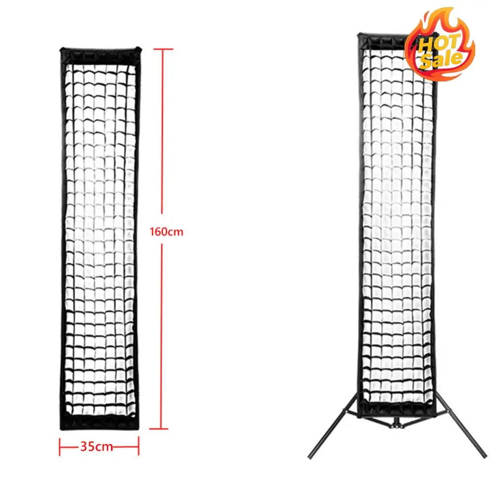 35 X 160cm 소프트박스 허니컴 그리드 스튜디오 스트로브 플래시 라이트 사진 촬영용 메쉬 네트