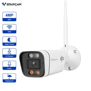 4MP IP Camera Wifi Outdoor Surveillance Camera Home Securtiy Protection CCTV WiFi Camara Full Color Night Vision Waterproof Cam