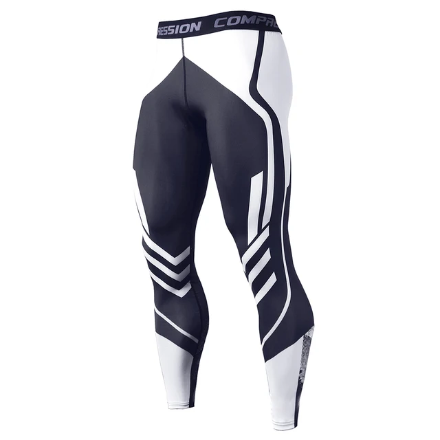 Mens Gym Compression Leggings Sport Training Pants Men Running Tights Trousers Men Sportswear Dry Fit Jogging Pants KC176