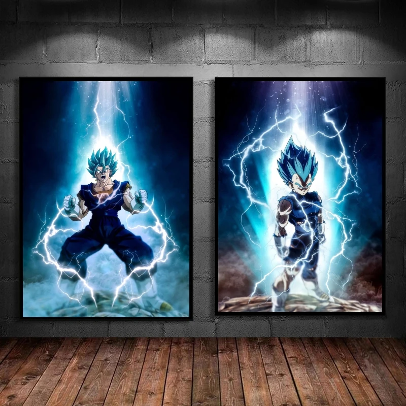

Japanese Dragon Ball Goku Classic Anime Christmas Gifts Decoration Paintings Decorative Modern Home Living Room Wall Stickers