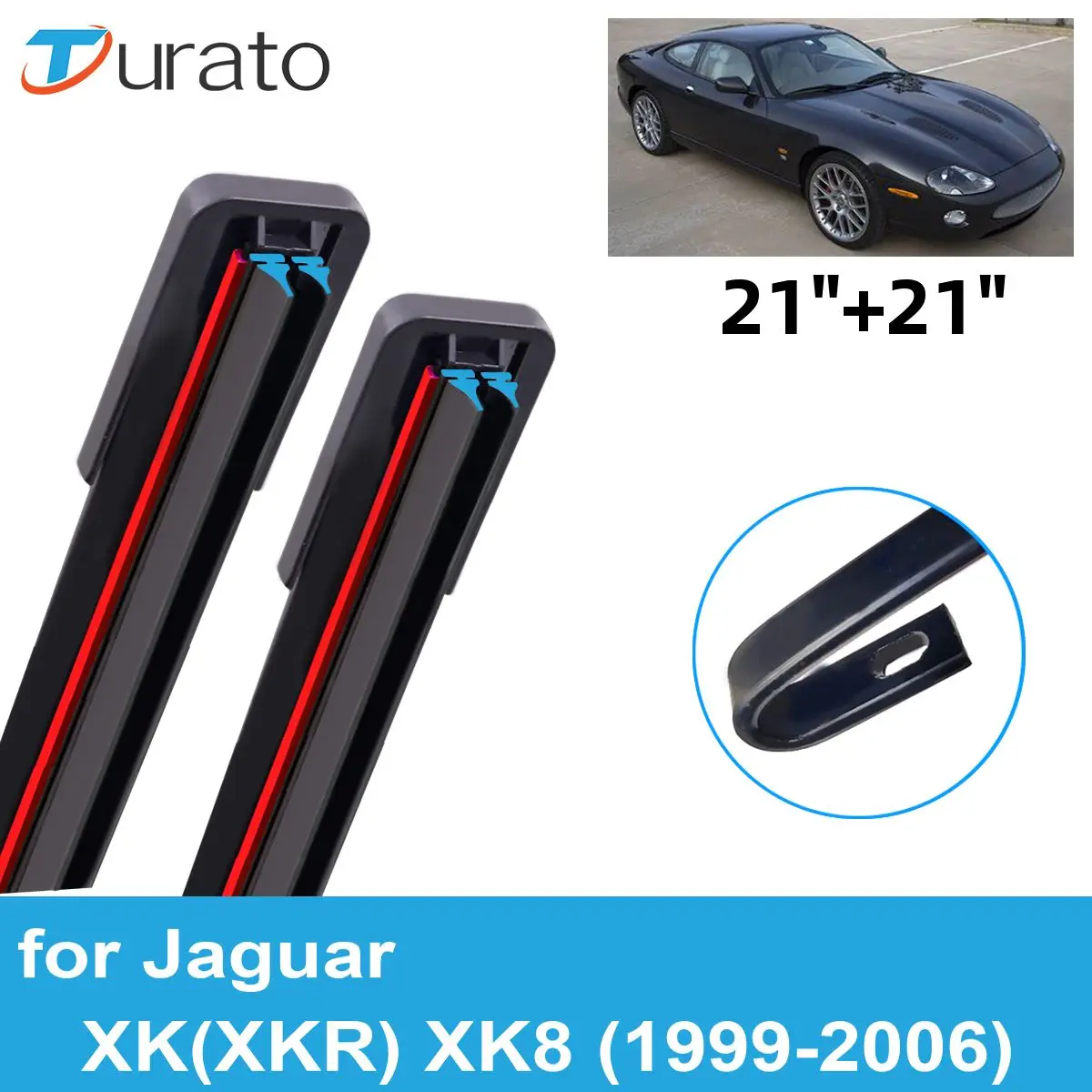 

Щетки стеклоочистителя для 1999-2006 Jaguar XK(XKR) XK8, 2 шт.