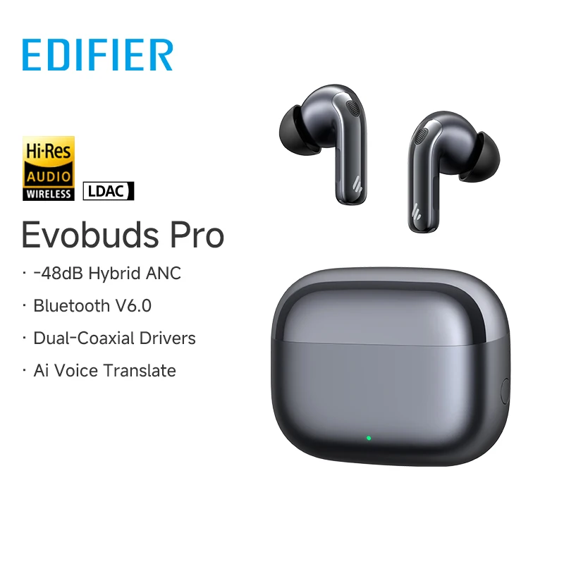 Edifier Evobuds Pro トゥルーワイヤレス ノイズキャンセリング