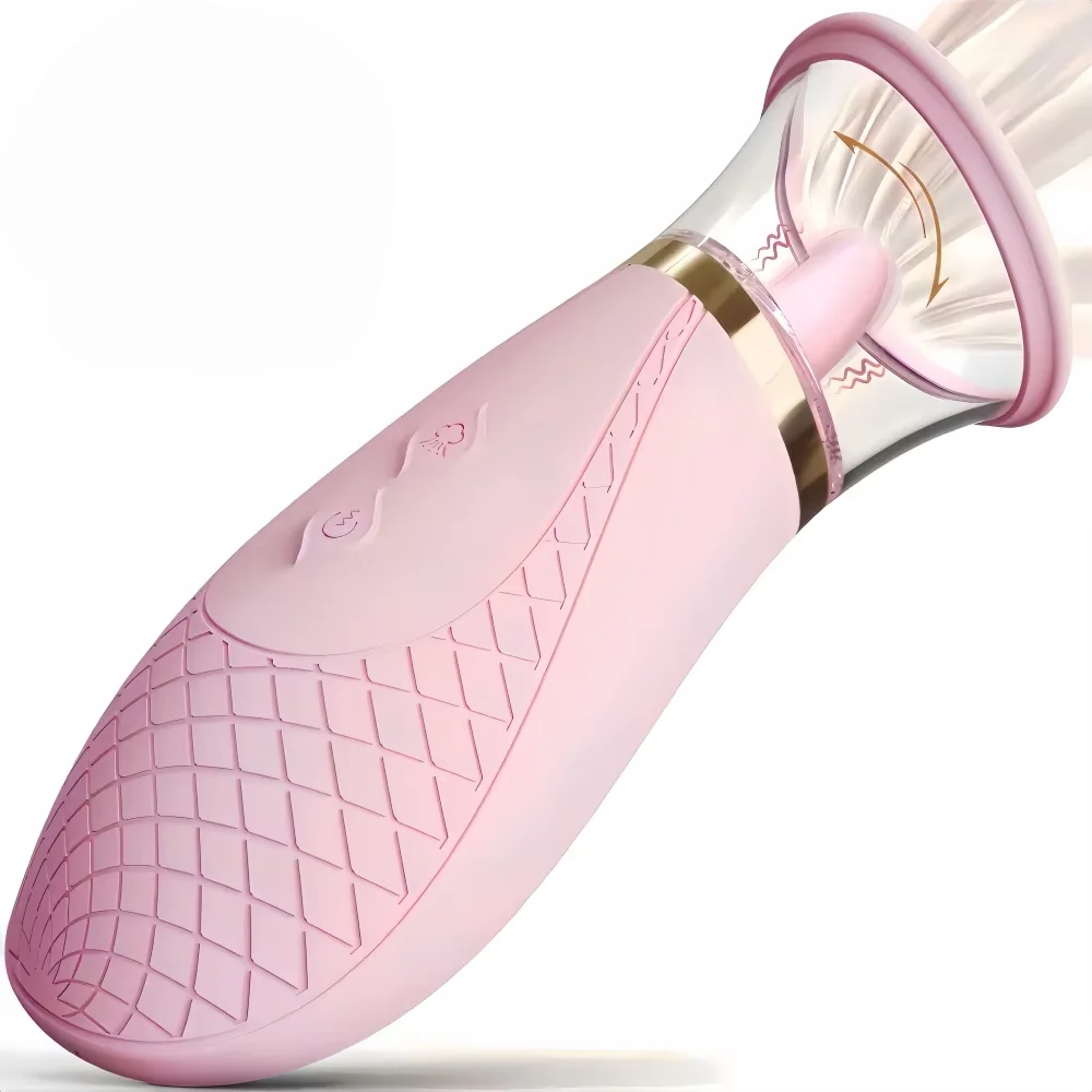 Clitoral Sucking Vibrator Nipple G-spot Sucker Rapid Orgasm Tongue Vibrator 3 Sucking 9 Licking Patterns Female Masturbator